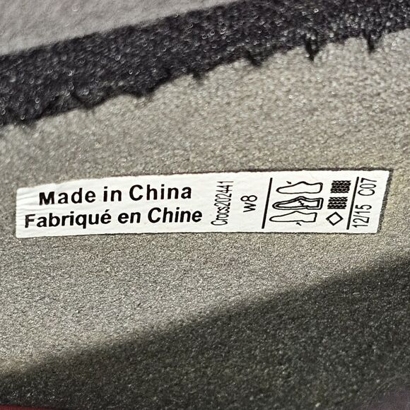 Crocs Busy Day Ballet Wedge Black W8 | Dual Comfort | Red Insole | Used - Picture 10 of 10